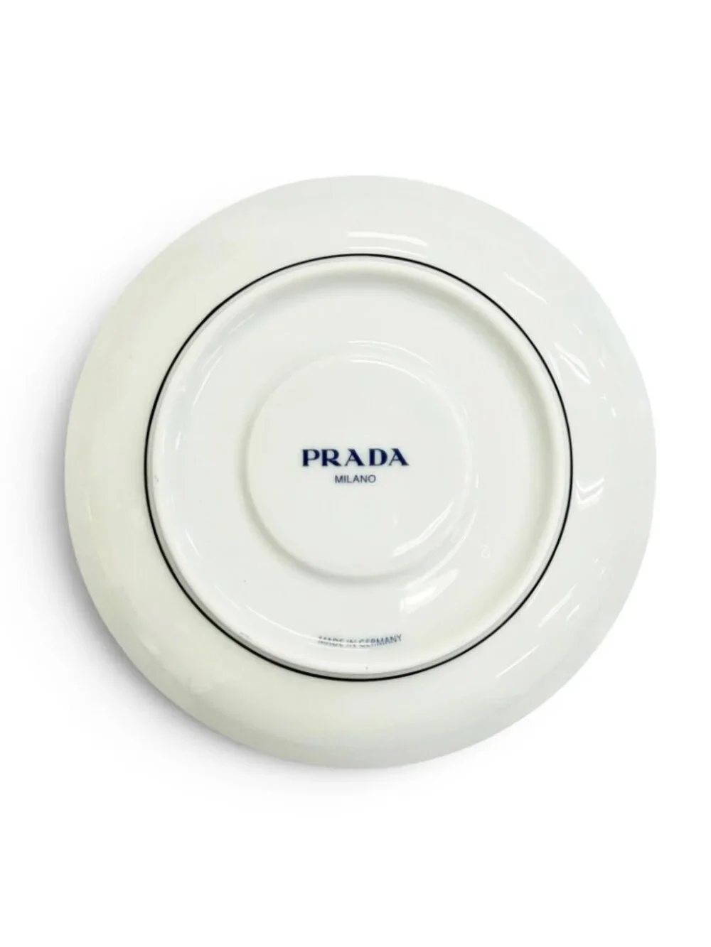 Prada Collection Porcelain Tea Cup Set Vienna Red Cup Saucer Tableware White